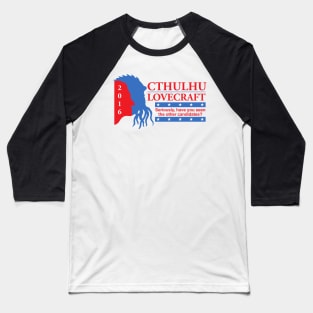 Vote Cthulhu Baseball T-Shirt